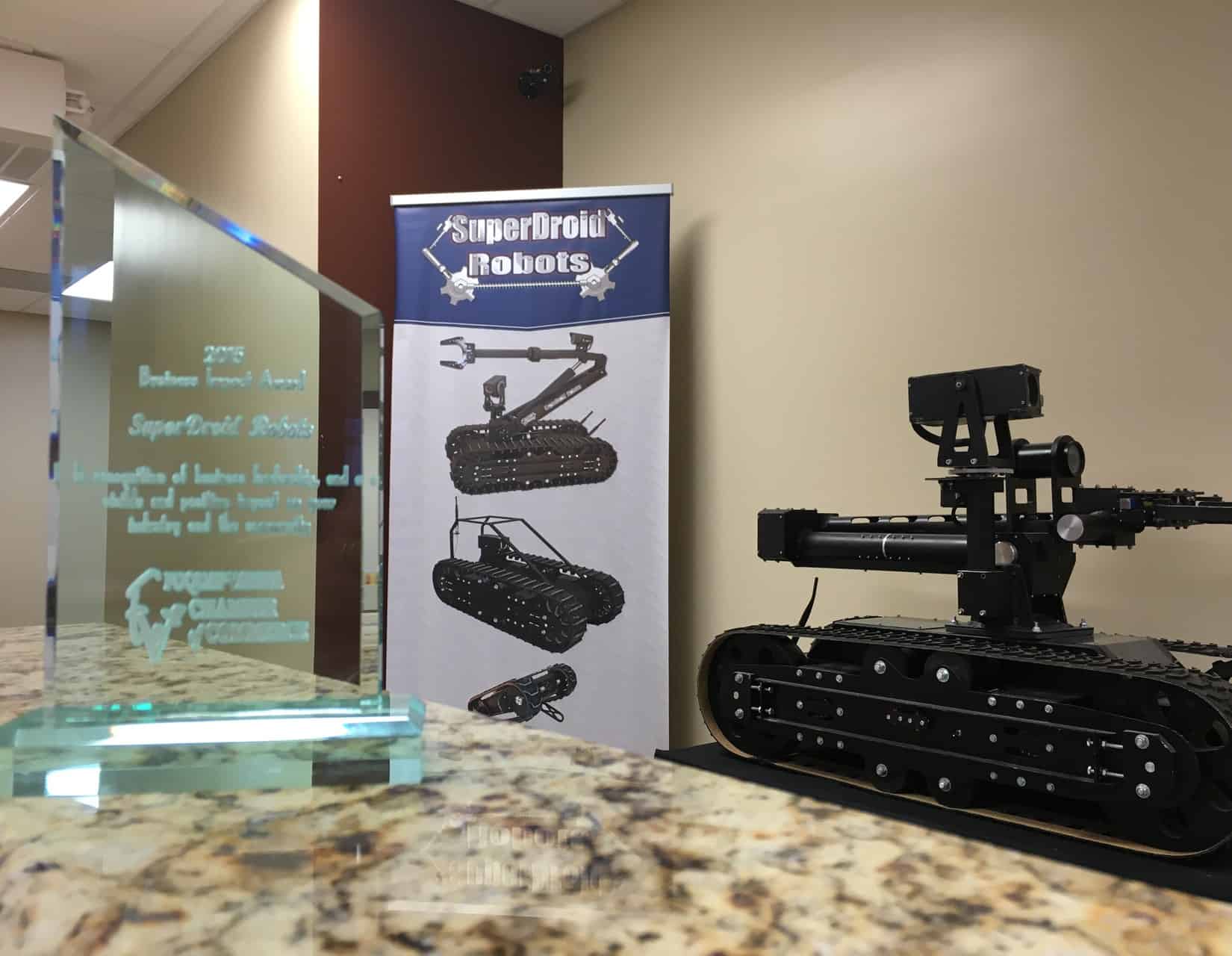 SuperDroid Robots receives Business Impact Award