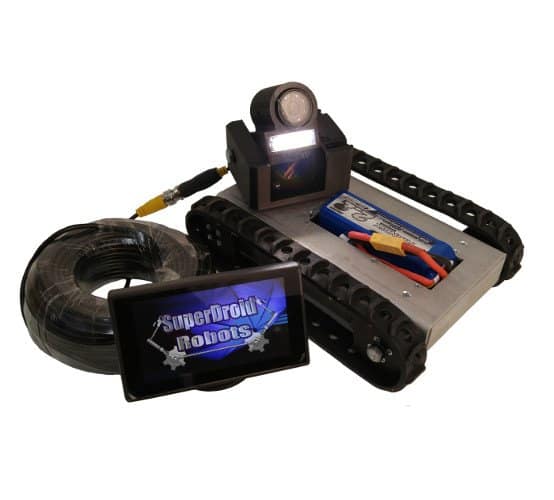 SST Tracked Robot With LCD
