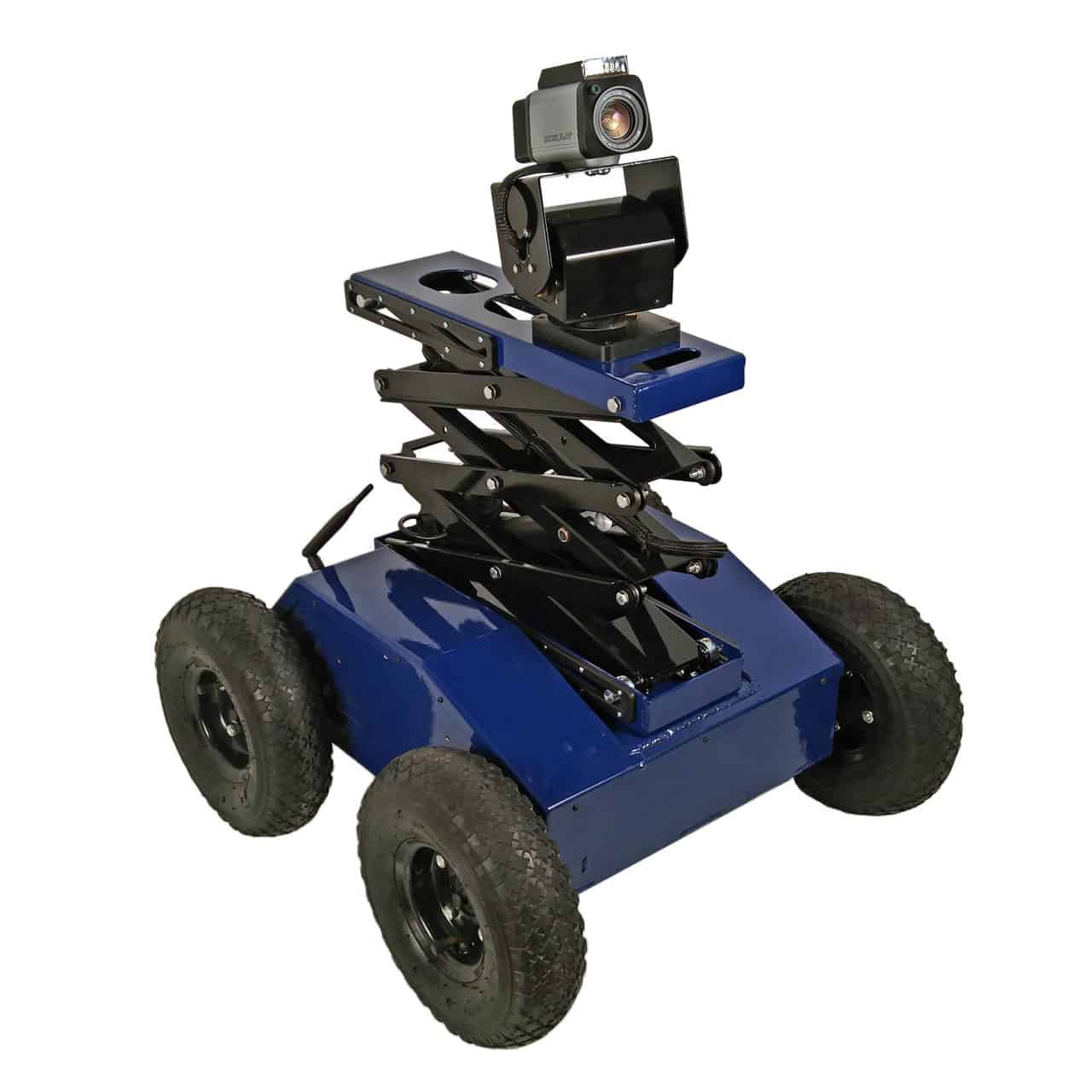 PTW-42-L 4WD Inspection and Surveillance Robot with Scissor Lift and PTZ Camera