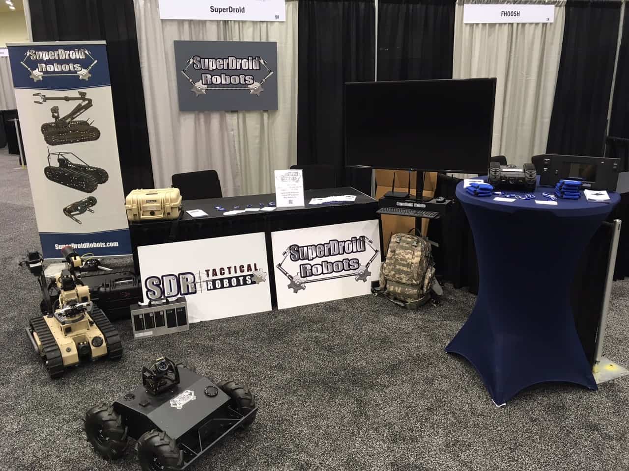 SuperDroid Robots OCR2018 booth